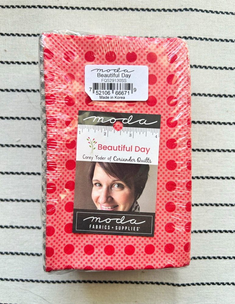 Moda Beautiful Day Fat Quarter Bundle 18″x22″ Pink/Green Polka Dot FQS29130SS