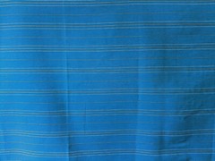 Vtg 80s/90s Super Stretch Woven Fabric Yarn dyed Stitch Detail 21″x 58″W Piece