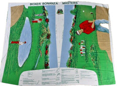 Masters Golf Bonanza “Boxer Shorts” DIY Panel SZ M, L, XL Princess Fabrics #1127