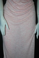 Wool rayon Knit Jersey Fabric Ecofriendly drapey Heather red pink by the yard