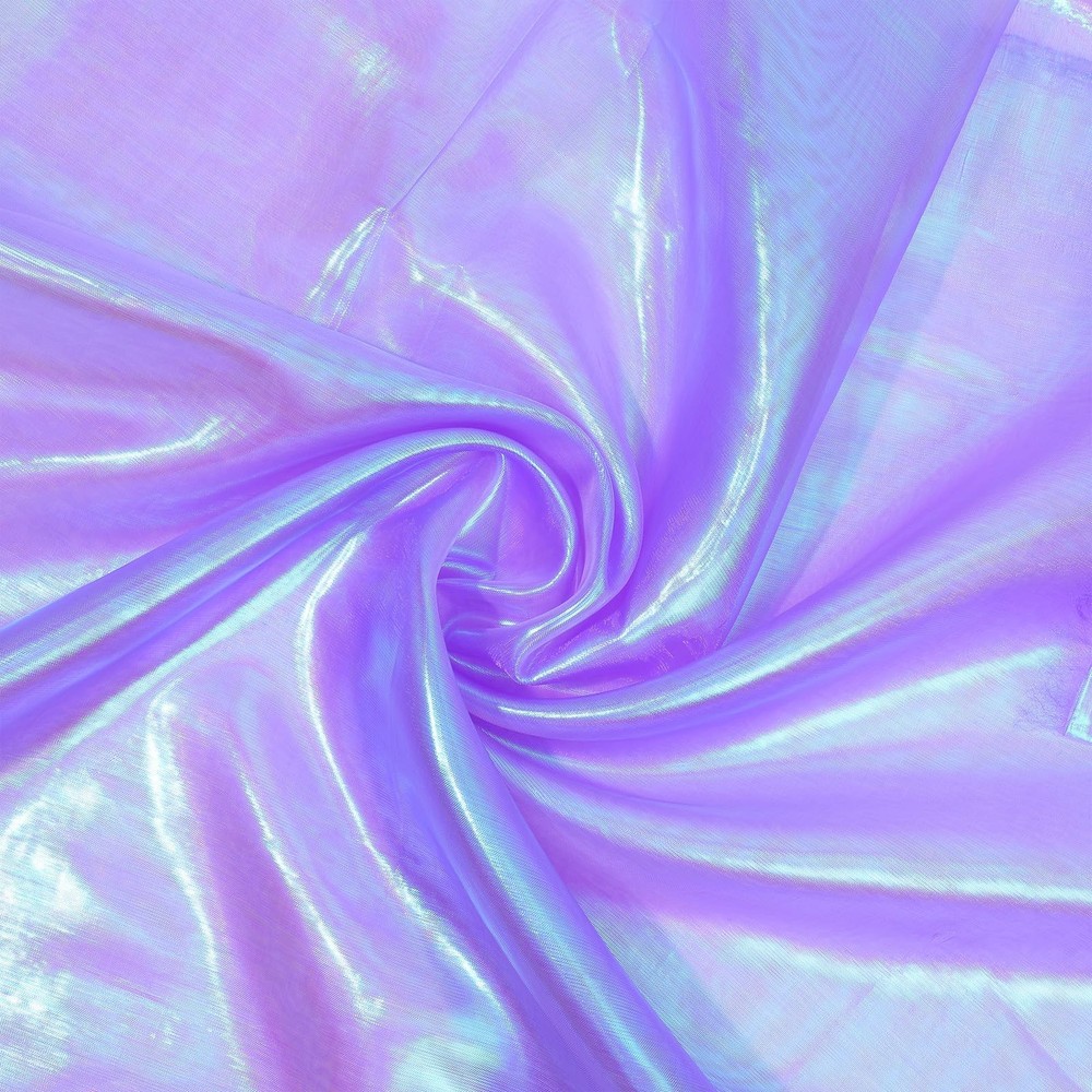 3.3 Yard Sheer Fabric, 118inch Magic Rainbow 3.3yards, 59×118 inches,, Purple