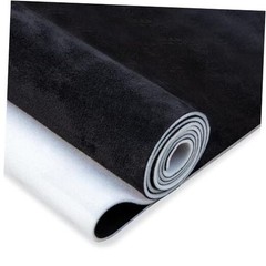 Suede Auto Headliner Fabric 36″ L × 60″ W with Foam Backing – 36″L×60″W Black