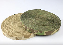 1M Digital Camouflage Webbing Non-elastic Edging Strips 2.0/2.5/3.8/5.0cm Width