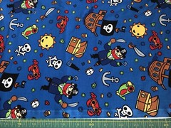 Pirates Life 34” X 43” 100% cotton fabric #671