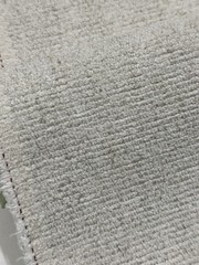 Holly Hunt/ Great Plains Heathered Ottoman: Frost, 12y11in, Soft Textured