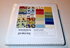 BENARTEX TRADITIONS COTTON FABRIC ~ HEARTLAND ~ COWS ~ 5″ X 5″ PACK ~ 42 PIECES