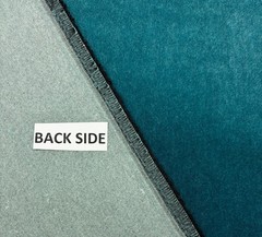 DESIGNER PLUSH MOHAIR LAKESIDE BLUE GREEN VELVET MULTIUSE FABRIC BY YARD 55″W