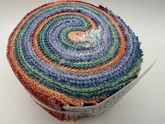 NEW jelly roll 40 Cotton fabric quilting strips NORTHCOTT Cosmic Fusion Blender