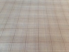 1 YD X 45″ VINTAGE SMALL GRAY PLAID / COTTON NEW #8963