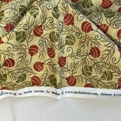 MODA Christmas Fabric by Strain Gervais Taylor 5 Yards Total~Uncut~Quilt Crafts