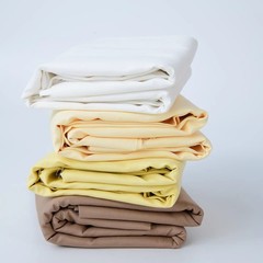 250cm Extra Wide Cotton Sateen Solid Fabric Bedding Sheet Duvet 1-10m