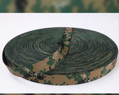 Digital Camouflage Webbing Non-elastic Edging Strips Bag Strap f DIY 2.5cm Width