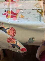 FABRIC / yardage lot CHILD JUVENILE theme bear car dog elephant , children play