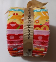 Riley Blake Designs Hello Sunshine Lori Whitlock 2- 10″ stackers, 1 Rolie Polie