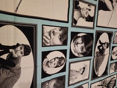 46 X 43 Vintage Audrey Hepburn Hollywood Icons Cinema 1985 Robert Kaufman Fabric