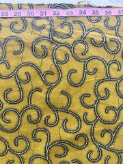 Vintage Real Wax African Manchester 100% Cotton Authentic 6 yards FABRIC ONLY