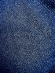 70s Polyester Double Knit Deep Blue Textured Pant Weight 60″ Wide X 40″ Long