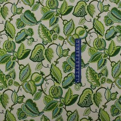 STOUT MUSE EMERALD GREEN LARGE LEAF VINE FLORAL MULTIPURPOSE FABRIC BY YARD 54″W