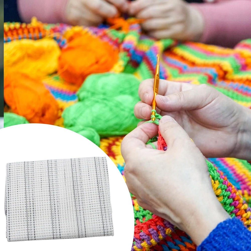 100x150cm Latch Hook Canvas for DIY Craft Projects Accessory Multifunctional