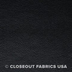 Black Vinyl Leather Upholstery Fabric – 54 inches Wide