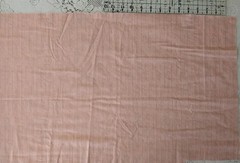 REMNANT Santoro London Quilting Treasures Script Signatures Peach Gold 15″ x 25″