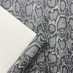 12″X54″ Snake Patterned PU Faux Leather,Embossed Snake Textured Faux Synthetic L