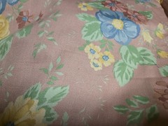 Floral Dusty Rose Color 52″ X 138″ Fabric Curtains Clothes Pillows Etc