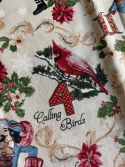 2014 Brother Sister Design Studio – 12 Days of Christmas – 1 yard – Poinsettias