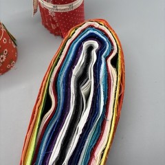 Moda Fabric – Large Lot Of Jelly Roll Assorted Fabric Colors