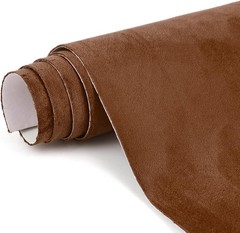 17×70 Inch Dark Brown Suede Wrap – Ideal for Car and Home Interiors