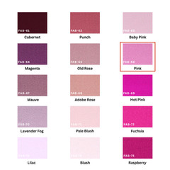 Pink 100% Pure Mulberry Silk Fabric by the Yard