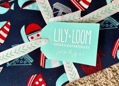 10 Yards Lily & Loom Nautical Quilt Fabric Lot Sailboats Anchors Coastal Cotton