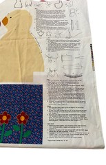VIP Cranston Printworks Ms Chick Barnyard Friends FABRIC PANEL Cotton Chicken