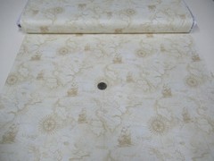 Timeless Treasures quilt-craft fabric SEA MAP natural 8 yds (cd-3766) Bolt!