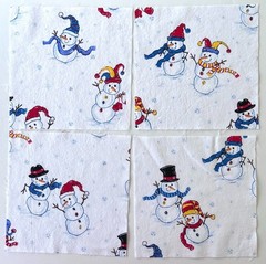 100 Quilt Fabric Squares 6.5″ x 6.5″ – Christmas – Santa, Bears, Snowmen, Rose