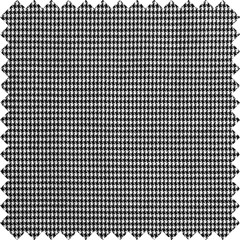 Black Houndstooth Dogstooth Fabric by Yard for Shirting Quilting Apparel & Craft