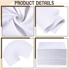 20 Pcs 10 x 10 Inch Cotton Fabric Bundle Squares Precut Fabric Squares for Se…