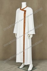 Sybok Cosplay Costume For Star Trek V The Final Frontier Robe Linen White
