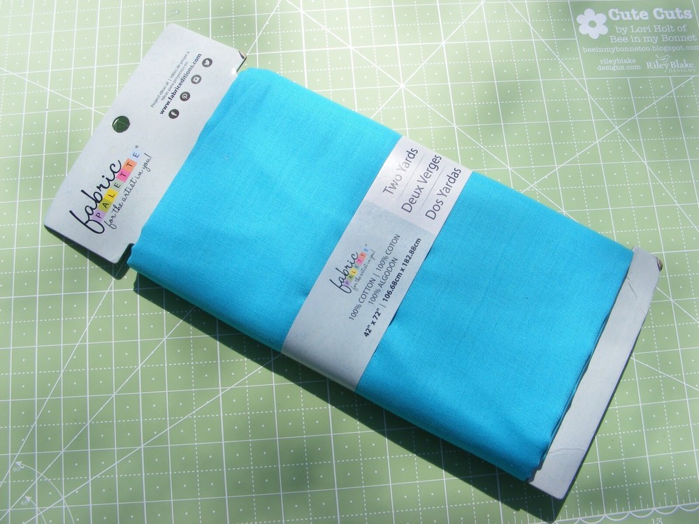 Fabric Palette 2-Yard Solid Color Cuts – Turquoise 72″x42″ Cotton New on Card