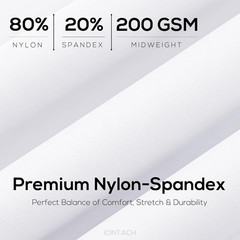 60″ Nylon Spandex Fabric by the Yard – 80% Nylon, 20% Spandex 4 Way Stretch Fabr