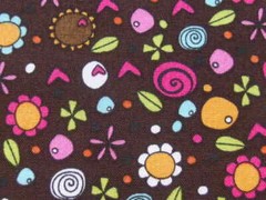 Fabric FLOWER COTTON JO ANN 43″x 37″ BTY no:365
