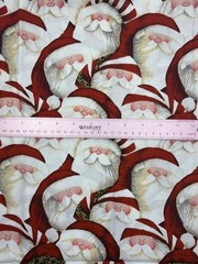Leopard Santa Fabric Brother Sister Design Studio Cotton 44″ 1.5 Yards