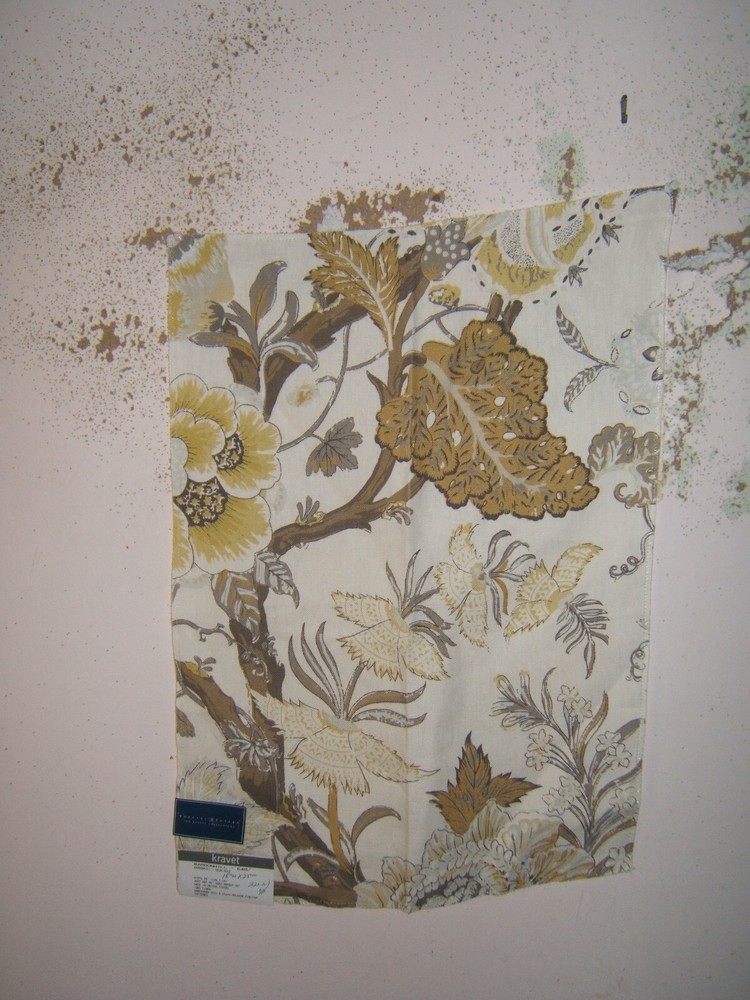 Kravet, Barclay Batera Collection, Bardonhill, Floral, 18″ W X 25″ L, Spun Gold
