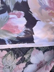 VTG Interior Fabric Design 1986 8 Yards X 56” Roll Plus Bonus ExtraFloral Fabric