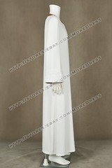 Sybok Cosplay Costume For Star Trek V The Final Frontier Robe Linen White
