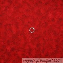 BonEful Fabric FQ Cotton Quilt Dark Maroon Red Rose Calico USA Tone Blender SALE