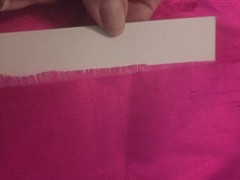 Thai Silk CO/ 100% SilkFabric 46″X40″wide Sewing/Craft/Hobby/Pink 1960’s Vintage