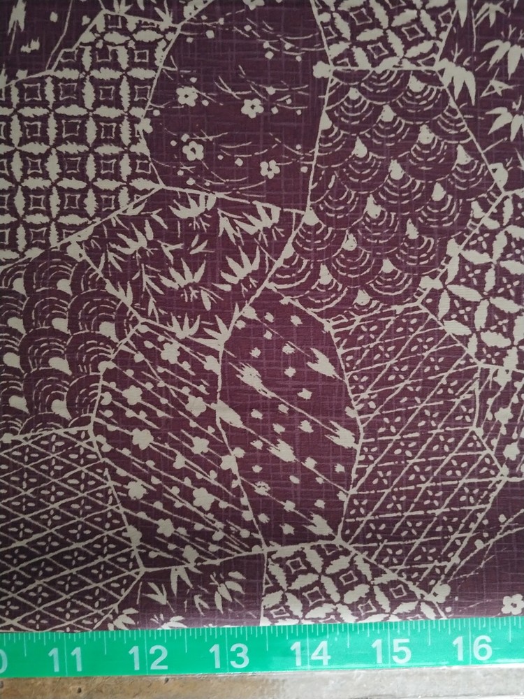 1/2 Bthy Brown Japanese Style Patch Half Yard
