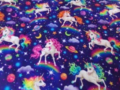 24″ X 42″ VINTAGE UNICORN GALAXY D#75427/ATED COPYRIGHT COTTON NEW #196
