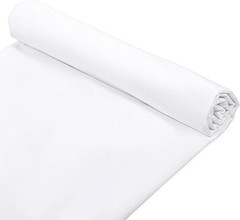 Versatile White Cotton Muslin Fabric 59″x19.6″ – Perfect for Embroidery Projects